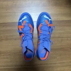 Puma サッカーシューズ 青/オレンジ