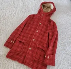 natural standard ダッフルコート　赤　コート