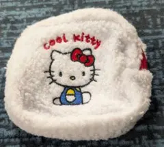 Hello Kitty ボア素材 ミニポーチ