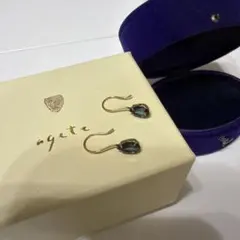 ノジェス ドロップ型ストーンピアス　ゴールド　ブルーのサムネイル