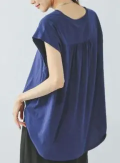 〖新品タグ付き〗GLOBAL WORK 半袖 カットソー【S】ロイヤルブルー