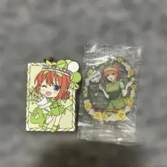 五等分の花嫁 中野四葉 ラバーチャーム アクリルスタンド（２点）