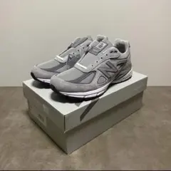 New Balance 990v4 Grey Silver 27.5 cm