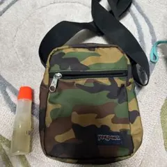 JANSPORT カモフラ柄 ショルダーバッグ