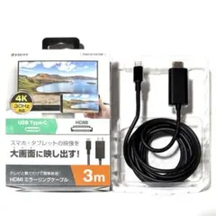 ラスタバナナ R30HEAH01BK ミラーリングケーブル 3m