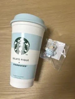 スタバ ジェラピケ コラボ リユーザブルカップ、キャップ