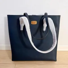 マイケルコース トートバッグ レザー ネイビー