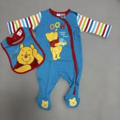 新品未使用Disney baby プーさんロンパース 60〜70サイズ