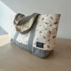 PORTER×bonica 花柄 トートバッグ ホワイト系 日本製のサムネイル