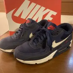 ナイキ エアマックス90エッセンシャル ネイビー27.0cm