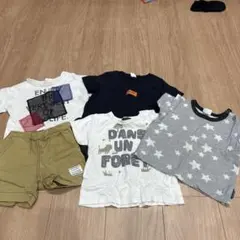 子供用Tシャツとショートパンツセット