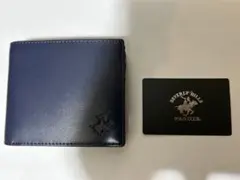 POLO 二つ折り財布 ネイビー