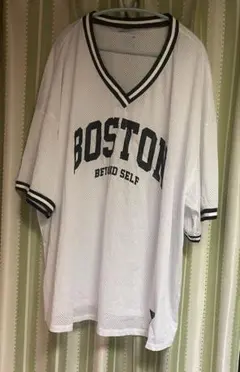 SHEIN メッシュ 半袖Tシャツ ホワイト プラスサイズ 4XL