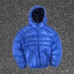 00s oldUNIQLO ダウンジャケット 光沢 y2k 短丈 テック系