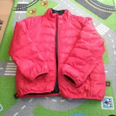 130 ダウンジャケット　赤　アウター