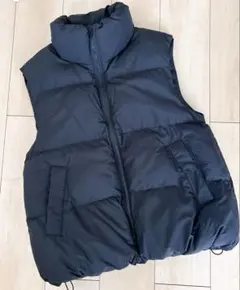 GU ヒートパデッドオーバーサイズベスト　ブラック　М