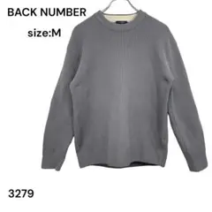 BACK NUMBER バックナンバー　ニット　トップス　Ｍ　ポリエステル