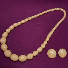 ヴィンテージ　昭和レトロ　ネックレス　イヤリング