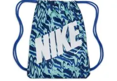 訳あり Nike ナップザック 青波模様