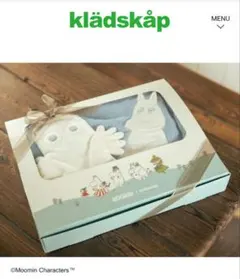 【MOOMIN】ミニブランケット&バスミトンBOXセット