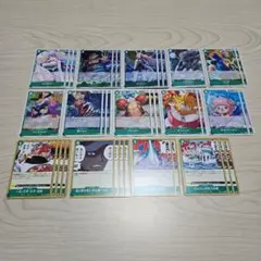 ワンピースカード　セット　緑35