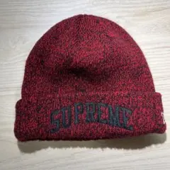 Supreme 赤 ニット帽