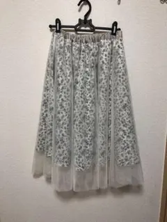 お値下げ！OLIVE des OLIVE 花柄チュールスカート