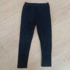 無印　黒ポケット付きレギンス