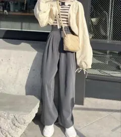 hinari ヘムフック２WAYワイドパンツ ひなり