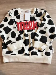 新品タグ付き チロルチョコ 牛柄 トレーナー 100