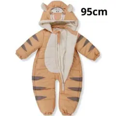ディズニー　くまのプーさん　ジャンプスーツ　ティガー　95cm cottoli