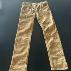プチバトー　ベージュ コーデュロイ 長ズボン 10ans/140cm