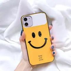 iPhone14 ケース TPU スマイルミラー スマイル アイフォンケース