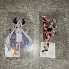 【匿名配送:2個セット】ホロライブ×極楽湯 アクリルスタンド ラプラス 沙花叉