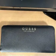 GUESS 黒 長財布 ファスナー式のサムネイル