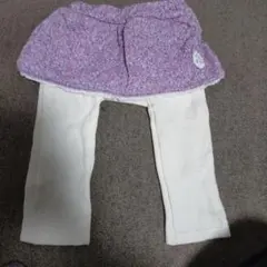紫色スカートとパンツセット 90cm