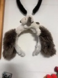 スヌーピーぬいぐるみ付きカチューシャ