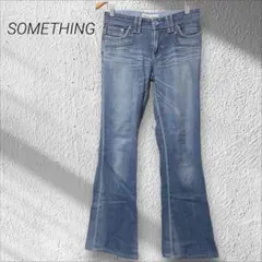 サムシング☆ヴィーナスジーン　フレアデニム　ブーツカット　刺繍