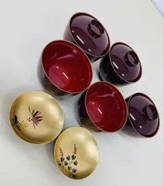 金箔五草花 金縁 小吸物椀 5個セット - メルカリ