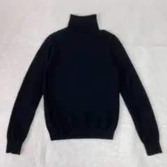 ✨美品✨ ユニクロ　カシミヤ100%　ハイネック　ニット　セーター　S　黒