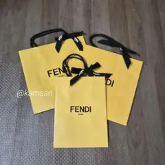 【FENDI】イエローショッパー3点・リボン付きのサムネイル