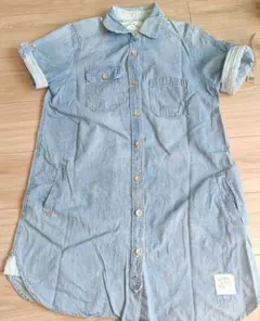 Pique Pique デニムシャツワンピース