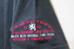 ヴァンヂャケット VAN JAC 刺繍入り　半袖Tシャツ　黒ブラックのサムネイル