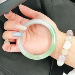 ミャンマー翡翠バングル 三彩バングル 57mm 上品なカラー ミャンマー翡翠バングル 三彩バングル 57mm 上品なカラー - メルカリ