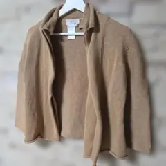 試着のみ♡Y's コットンニットカーディガン ベージュのサムネイル