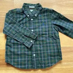 Ralph Lauren 長袖シャツ チェック 24M 90cm