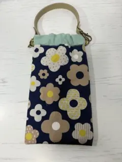 花柄ポーチ　バネ口 メガネケース・ペンケース
