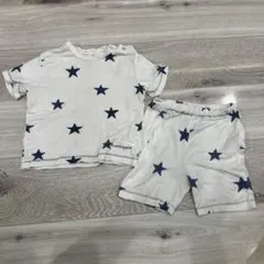 ジェラートピケ　パジャマ　セット　星　スター