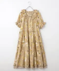 試着のみ】ピンクハウス ミントグリーン レモン柄 レモン刺繍豪華