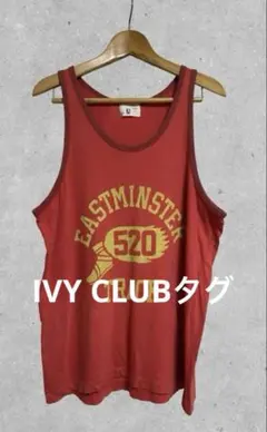 【希少】70s Champion IVY CLUB タンクトップ 赤 トリコのサムネイル